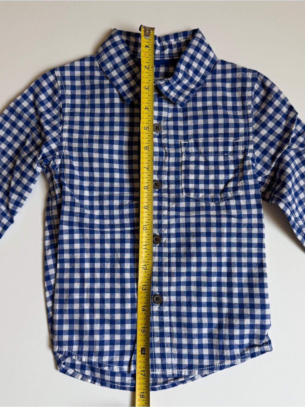 Bundle Cat & Jack and Crewcuts Boys Size 3T Gingham Button Down Shirts - Picture 8 of 15